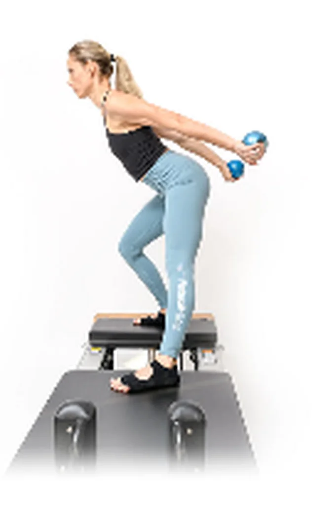 Reformer equipment at Natural Pilates Brentwood